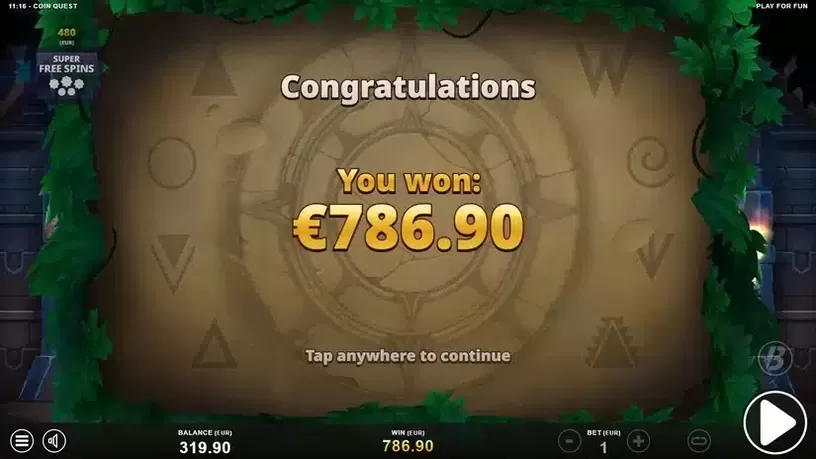 Coin Quest slot screenshot 8