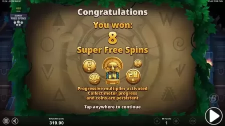 Coin Quest slot screenshot 3