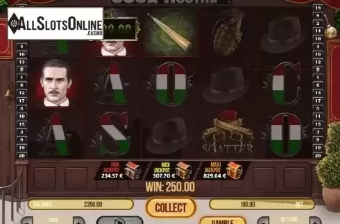 Win Screen 2. Cosa Nostra from Fugaso