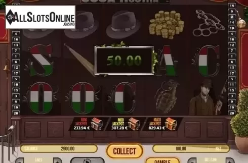 Win Screen . Cosa Nostra from Fugaso