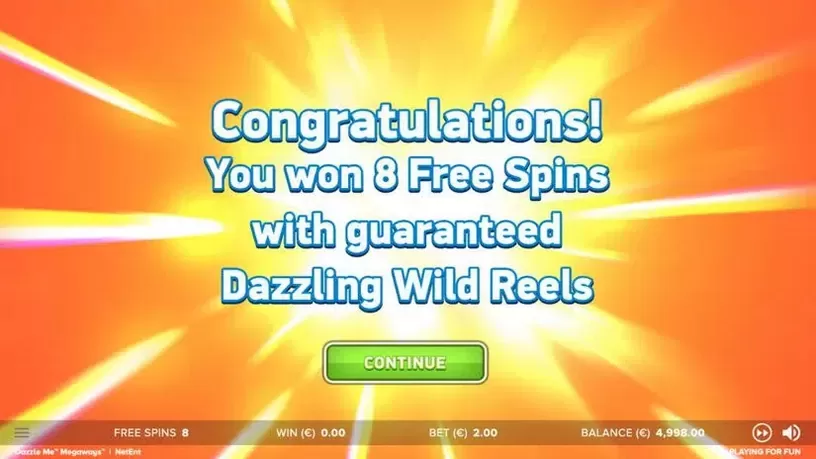 Dazzle Me Megaways slot screenshot 2