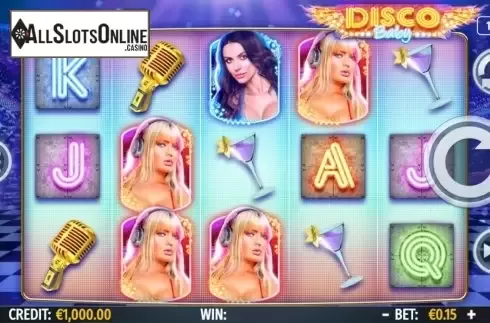 Reel Screen. Disco Baby from Octavian Gaming
