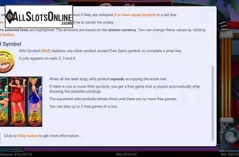 Features screen