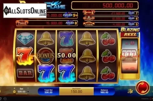 Win Screen 2. Double Flame from Spadegaming