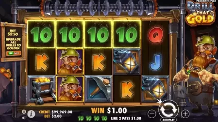 Drill that Gold slot screenshot 2