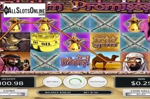 Win screen . Eastern Promises from Concept Gaming
