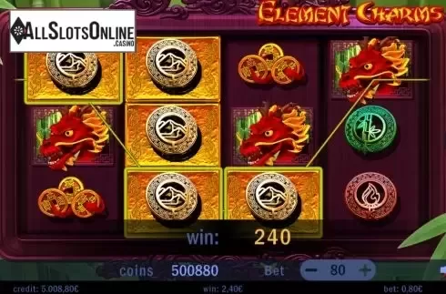 Win screen 2. Element Charms from Swintt
