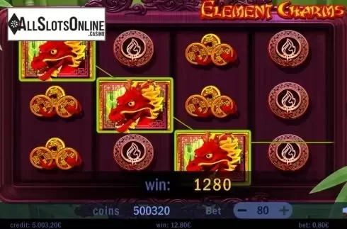 Win screen 3. Element Charms from Swintt