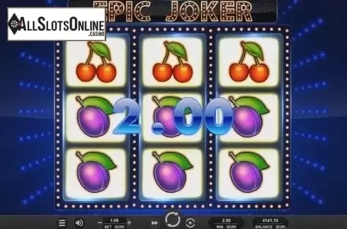 Win Screen. Epic Joker from Relax Gaming