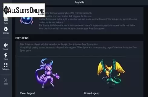 Paytable 2