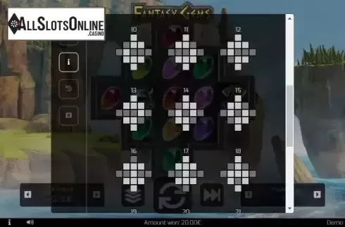 Paylines screen 2
