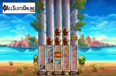 Win Screen 1. Fear the Bear from Playtech