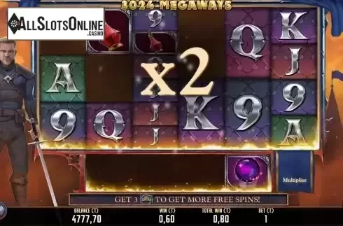 Free Spins Gameplay Screen