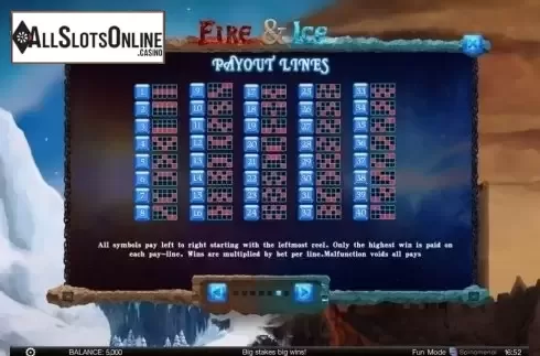 Screen7. Fire & Ice (Spinomenal) from Spinomenal