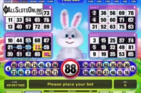 Reel Screen. Fluffy Bingo from Greentube