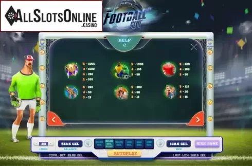 Symbols. Football Slot (Smartsoft Gaming) from Smartsoft Gaming