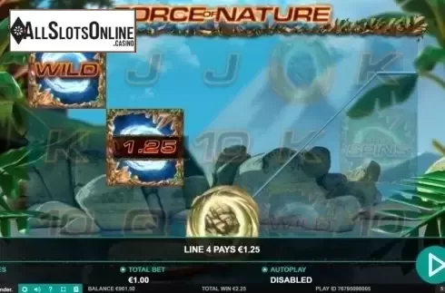 Win Screen. Force of Nature from Leander Games