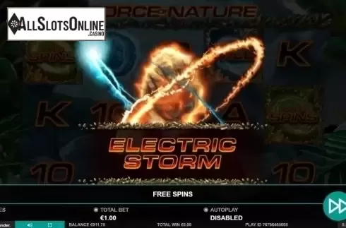 Free Spins. Force of Nature from Leander Games