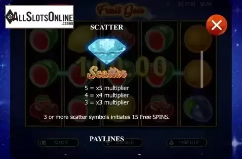 Scatter screen