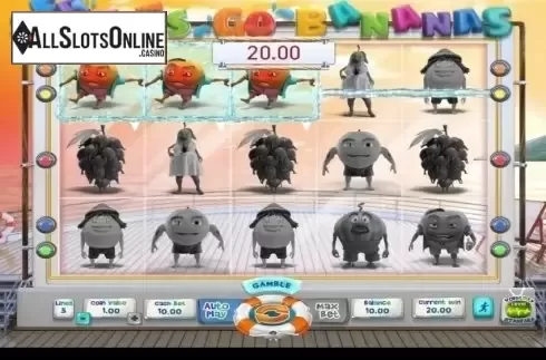Win Screen 3. Fruits Go Bananas from Wazdan