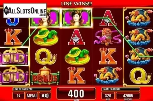 Win Screen. Fu Ru Huang Di from Incredible Technologies