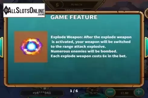 Feature screen
