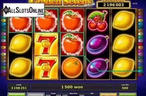 Screen 1. Golden Sevens Deluxe from Greentube