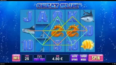 Great Blue slot screenshot 3