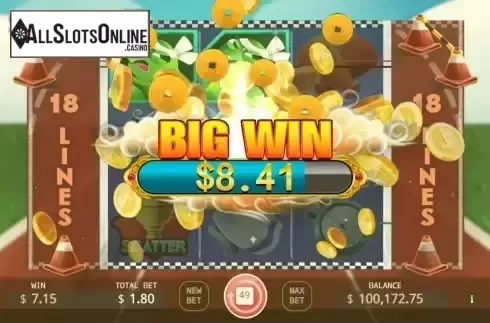 Big Win screen