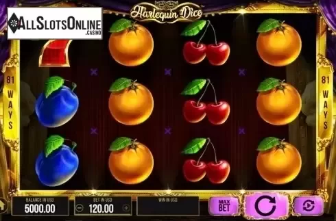 Reel Screen. Harlequin Dice from SYNOT