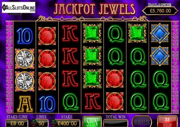 Screen 1. Jackpot Jewels from Barcrest