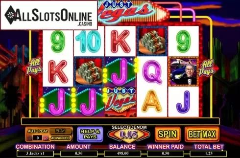 Screen5. Just Vegas from Amaya