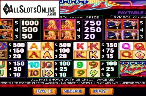 Screen2. Just Vegas from Amaya