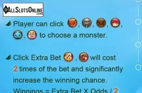 Game Info screen