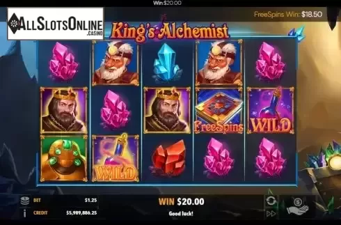 Free Spins screen 3