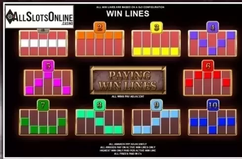 Paytable 2. Leonidas Gold from Bla Bla Bla Studious
