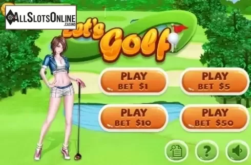 Start Screen. Let's Golf from MGA
