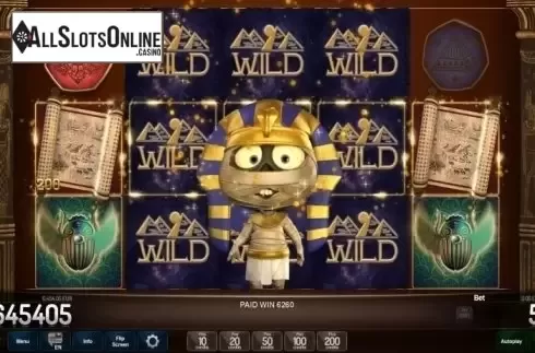 Win Screen 2. Little Pharaoh from Novomatic