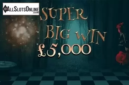 Super big win screen. Mad Scatters Tea Party from Slingo Originals