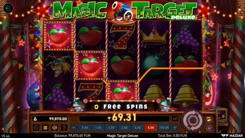 Magic Target Deluxe slot screenshot 5