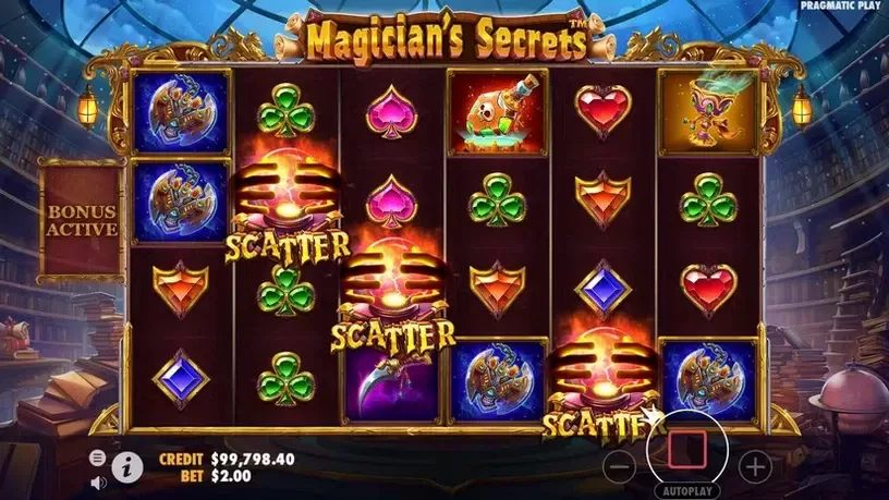 Magician's Secrets slot screenshot 5