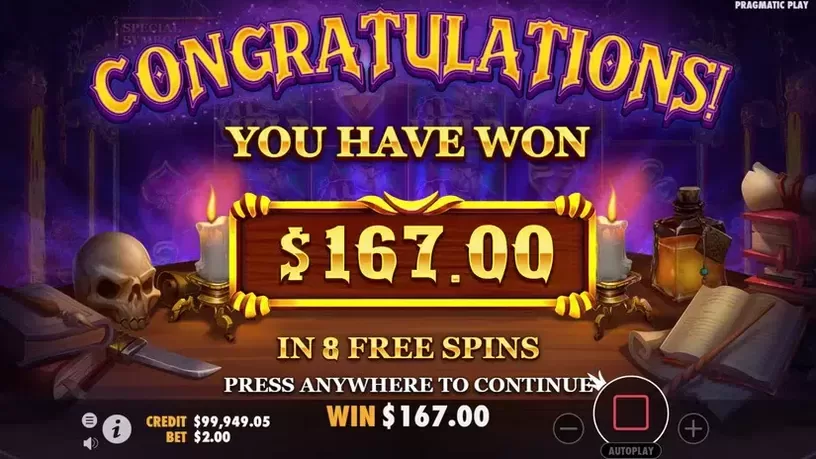 Magician's Secrets slot screenshot 8
