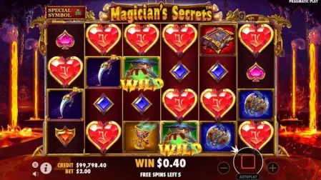 Magician's Secrets slot screenshot 7