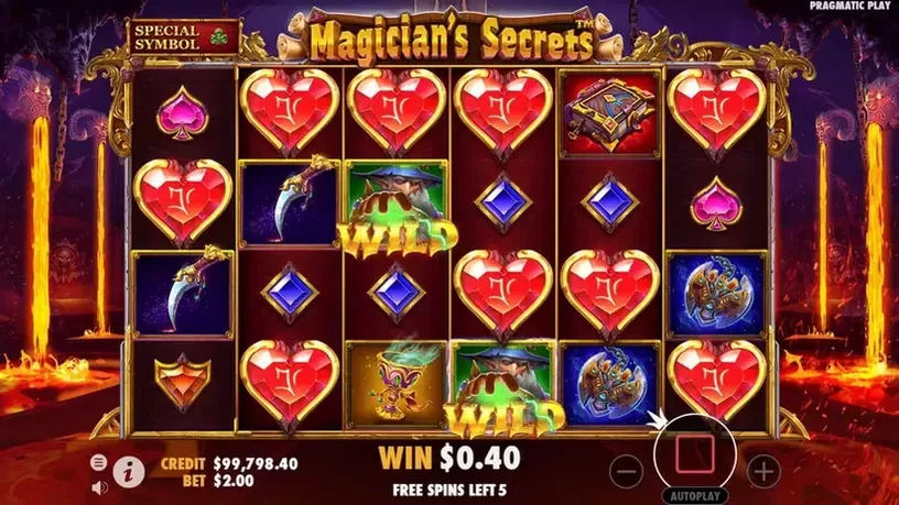 Magician's Secrets slot screenshot 7
