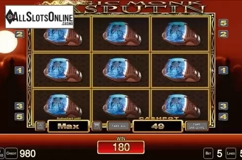 Screen 1. Magic monk Rasputin from Merkur