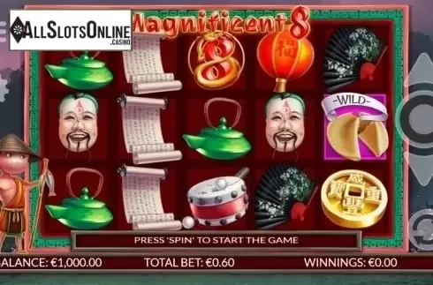 Main game. Magnificent 8 from Betdigital
