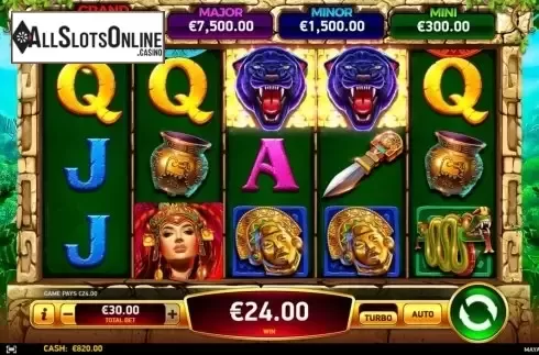 Win Screen 4. Mayan Cache from Ruby Play