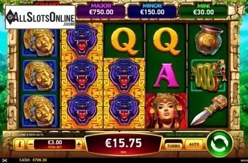 Win Screen 3. Mayan Cache from Ruby Play
