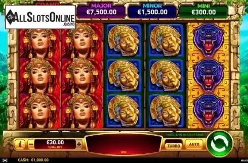 Reel Screen. Mayan Cache from Ruby Play