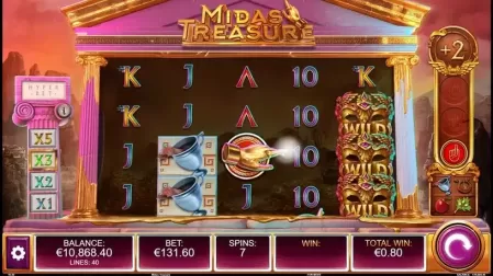 Midas Treasure slot screenshot 3